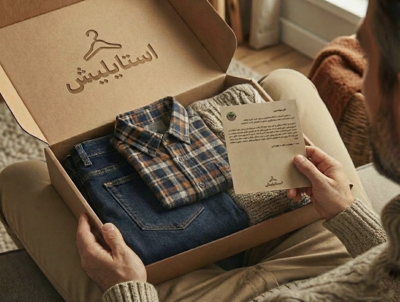 جعبه لباس استایلیش